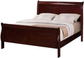Queen Size Traditional Wood Sleigh Bed Frame