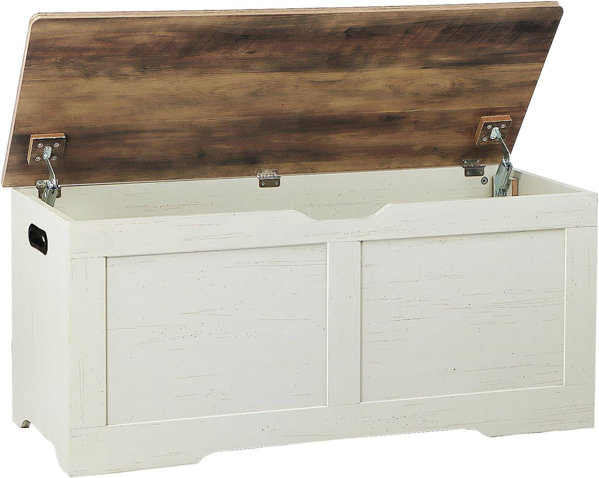 Lift‑Top Wooden Storage Bench Toy Chest