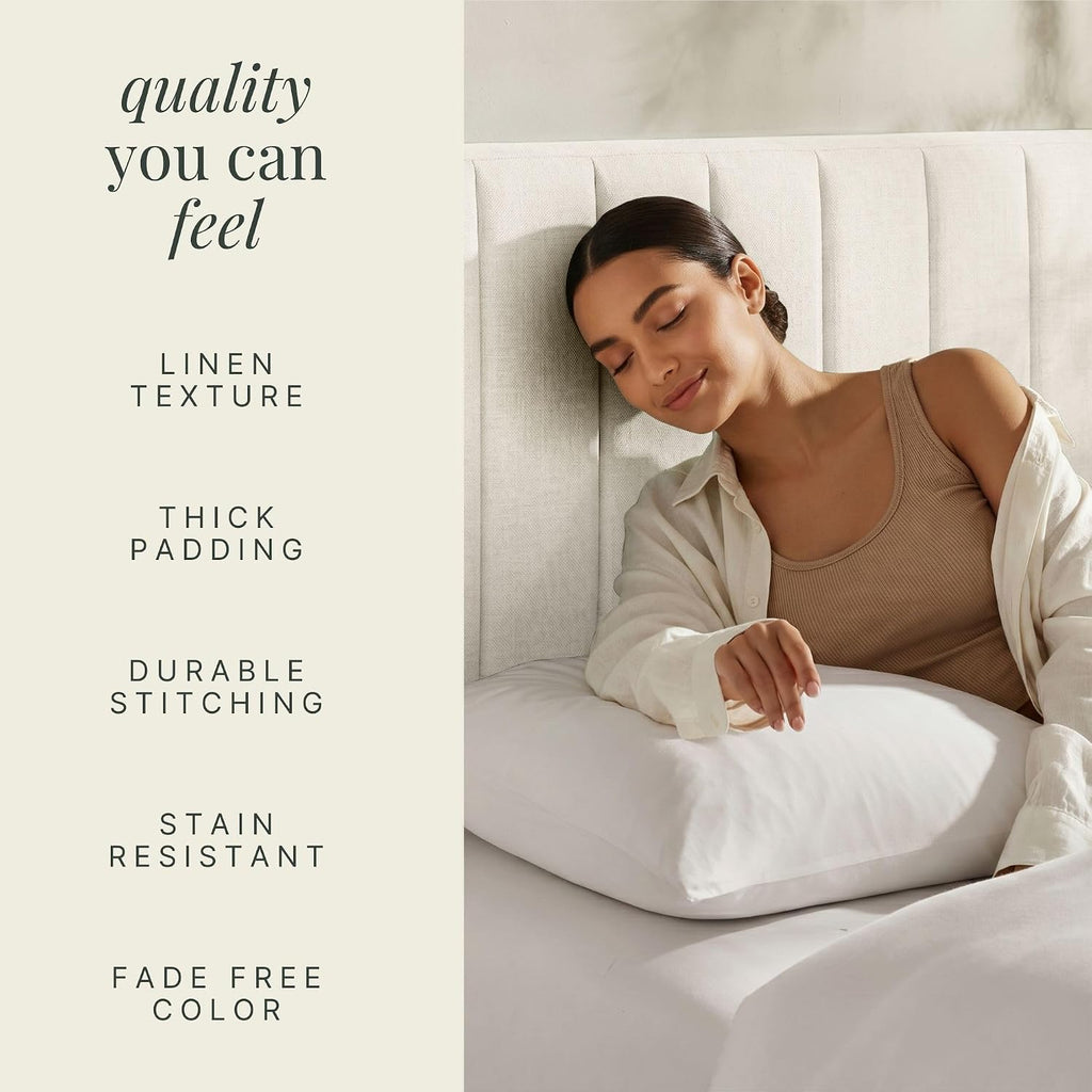 Full Off‑White Peel And Stick Wall Mount Headboard